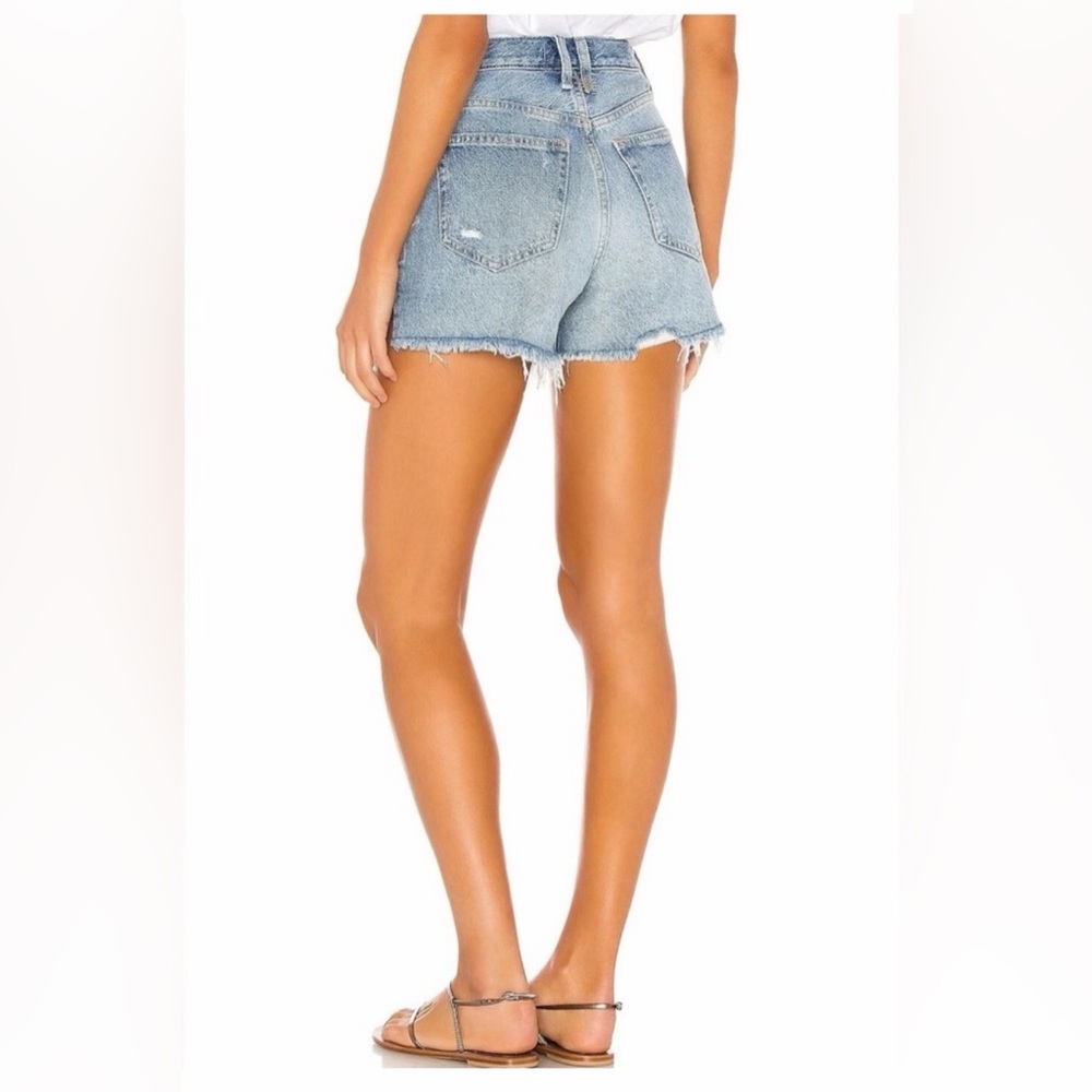 We The Free Light Blue Makai Distressed Jean Shorts - 30